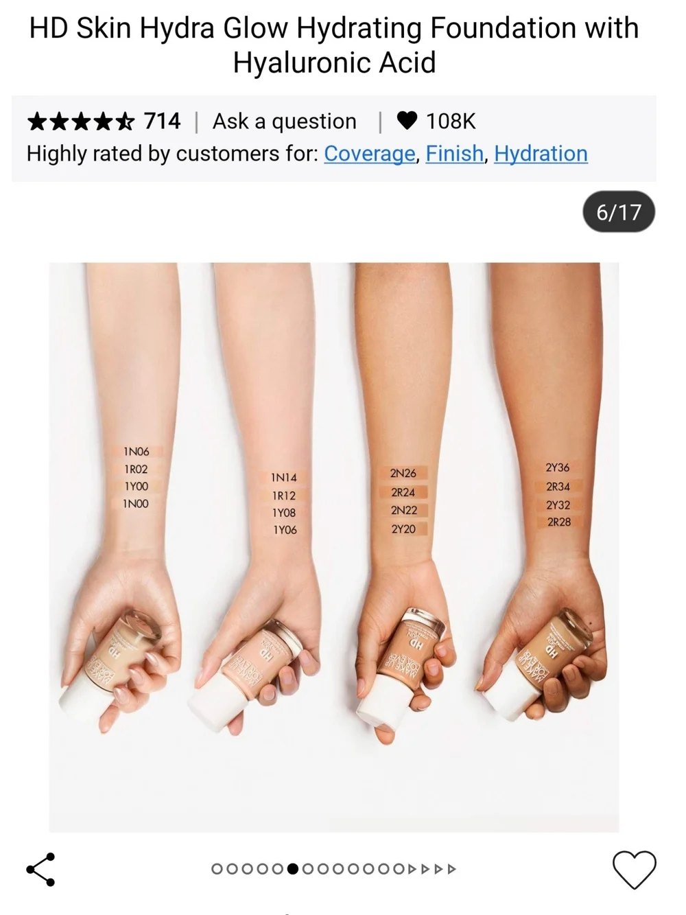 Makeup Forever HD Skin Foundation — 2y32